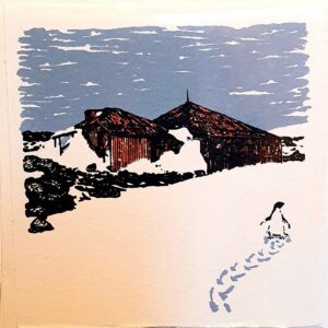 CARD - HUTS & PENGUIN